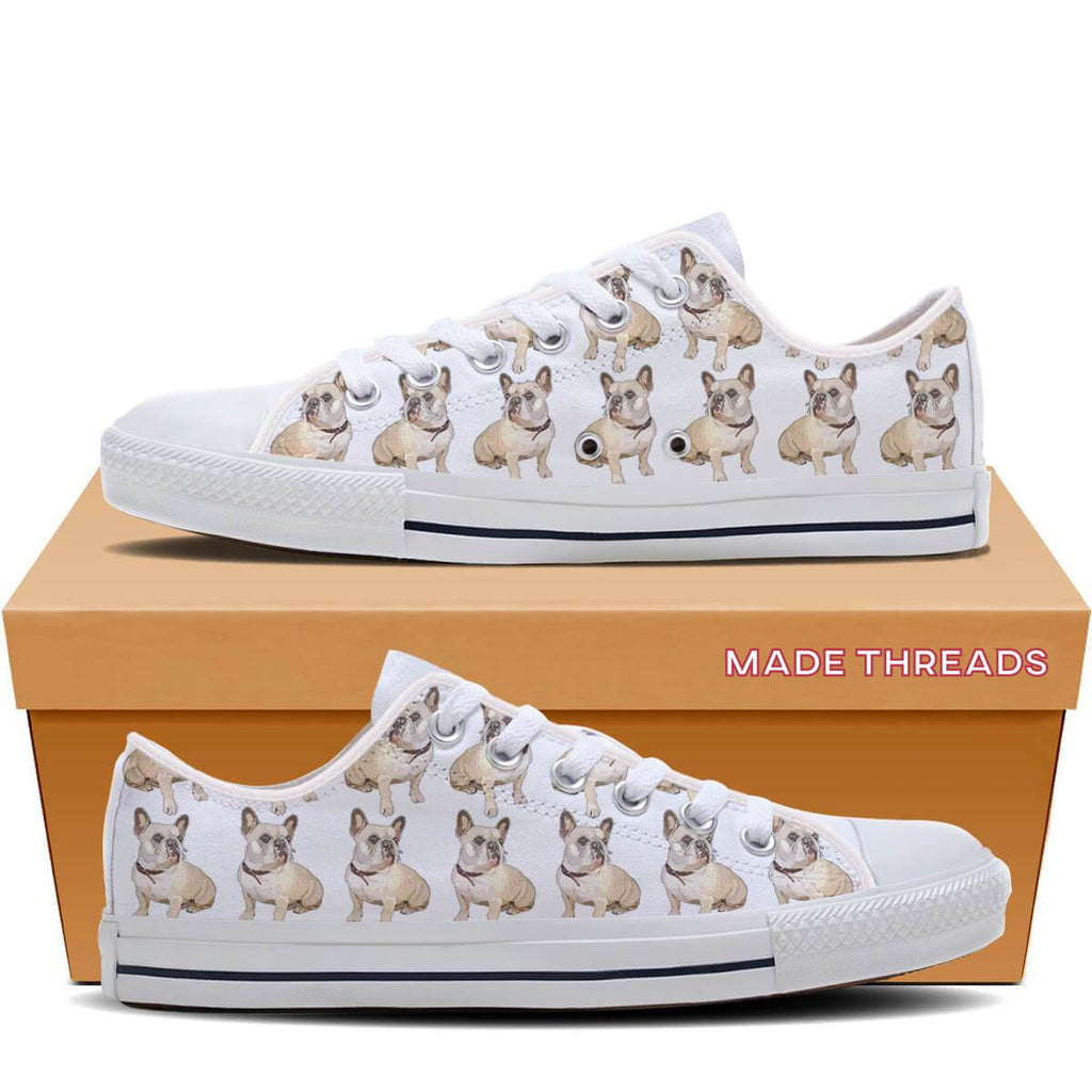 French Bulldog Canvas Shoes