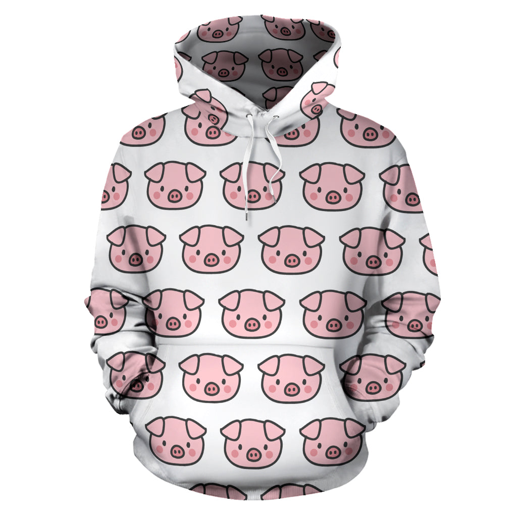 Pink pig hoodie hot sale