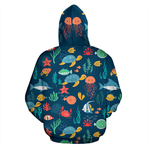 Under The Sea Pullover Hoodie