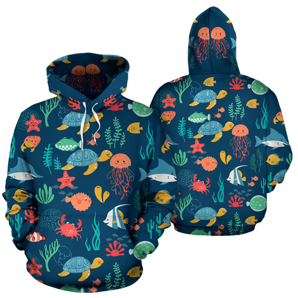 Under The Sea Pullover Hoodie